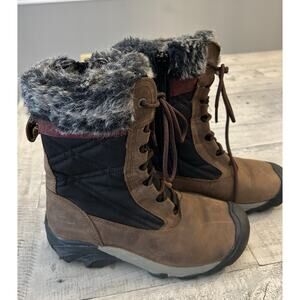 Keen Hoodoo III Women’s 7 Insulated Waterproof Lace Up Zip Boots